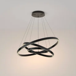 Lampa wisząca RIM 3 czarna Ø80 (MOD058PL-L100B3K) - Maytoni