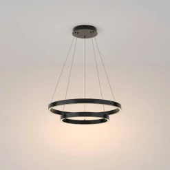 Lampa wisząca Rim czarna Ø60 (MOD058PL-L55B3K) - Maytoni