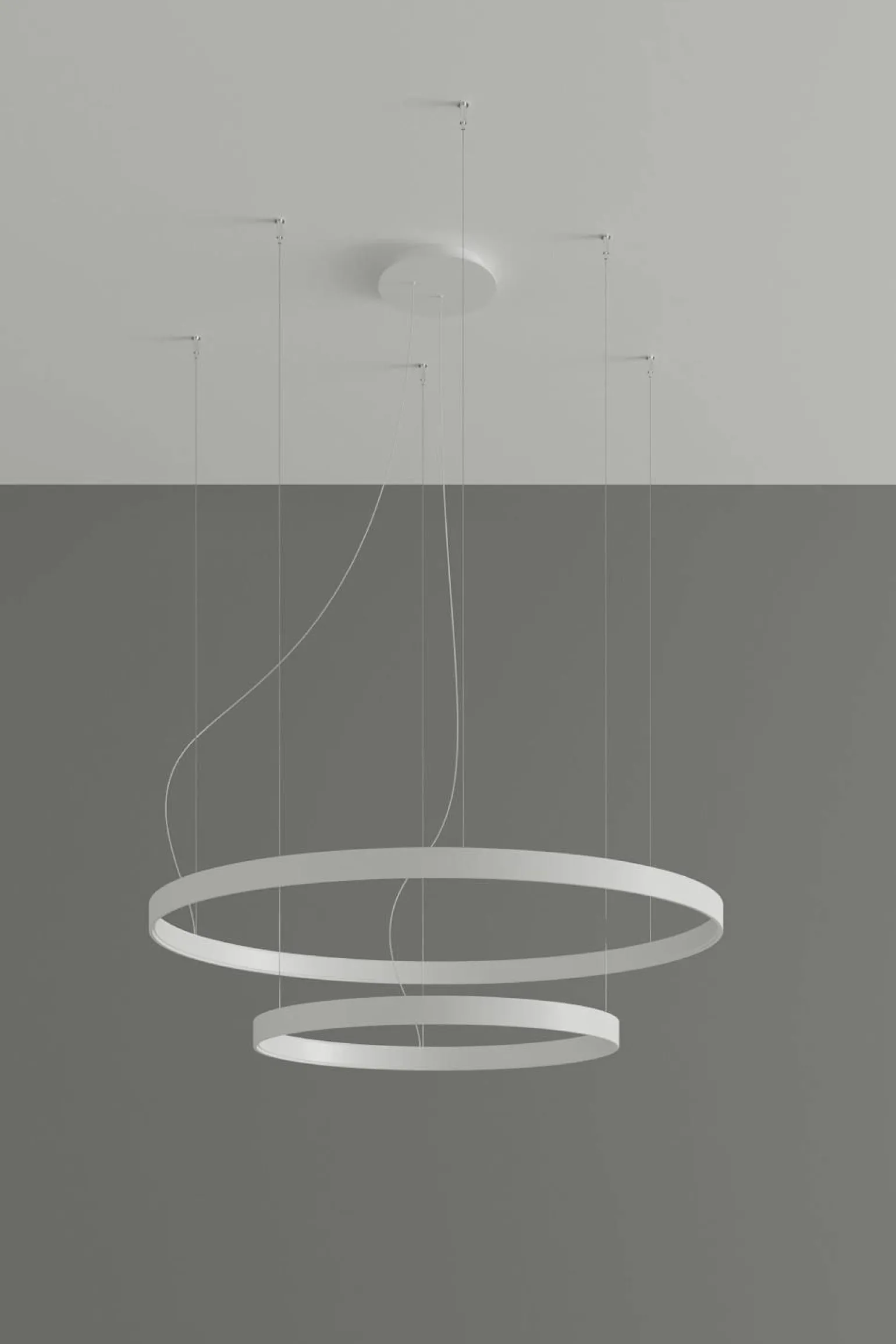 Lampa wisząca RIO 2 55/78 biała LED 4000K (TH.178) - Thoro Lighting