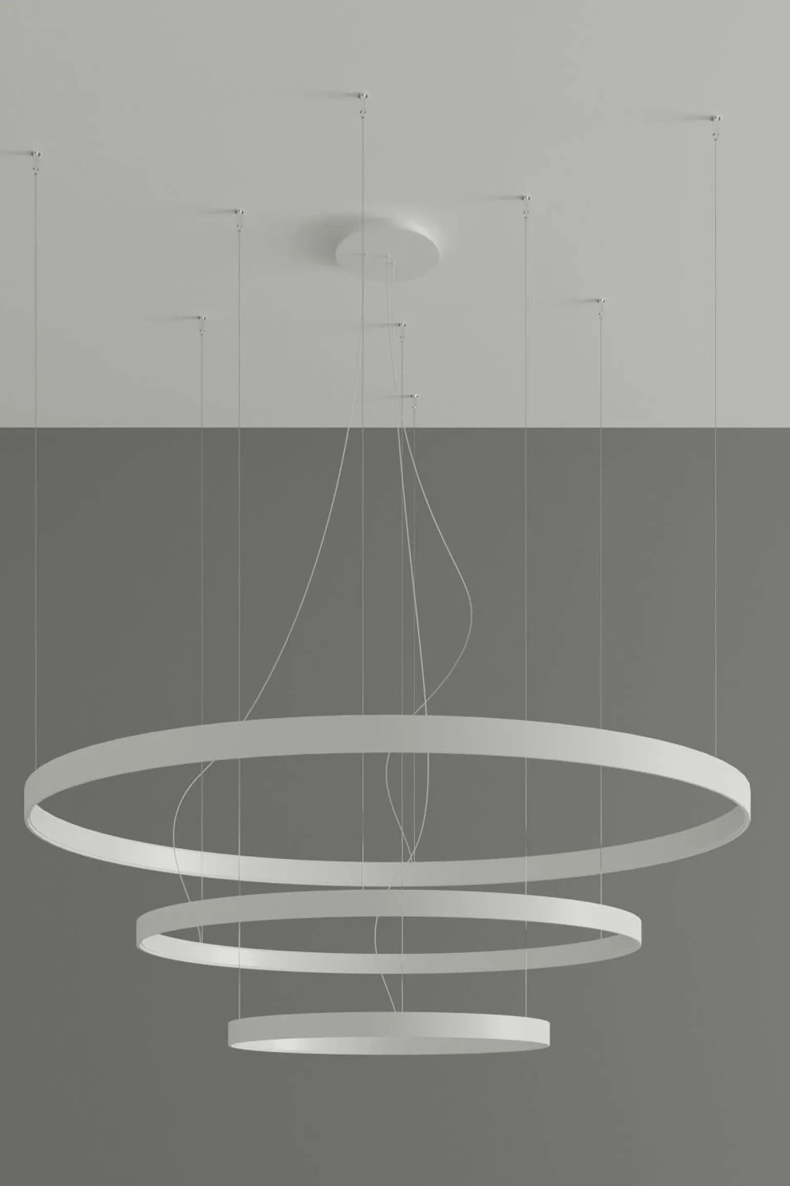 Lampa wisząca RIO 3 55/78/110 biały LED 3000K (TH.215) - Thoro Lighting