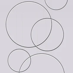 Lampa wisząca RIO 5 55/55/78/110/110 czarna LED 3000K (TH.496) - Thoro Lighting