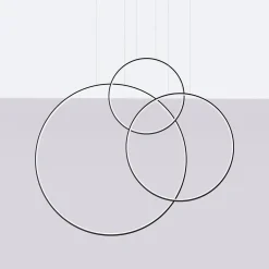 Lampa wisząca RIO 3 55/78/110 czarna LED 3000K (TH.540) - Thoro Lighting