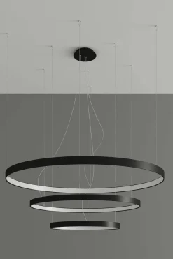 Lampa wisząca RIO 3 55/78/110 czarny LED 4000K (TH.177) - Thoro Lighting
