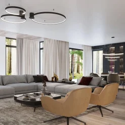 Lampa wisząca RIO 3 55/78/110 czarny LED 4000K (TH.177) - Thoro Lighting