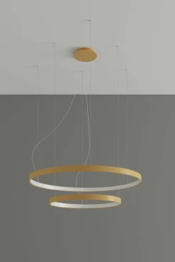 Lampa wisząca RIO 2 55/78 złoty LED 4000K (TH.268) - Thoro Lighting
