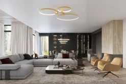 Lampa wisząca RIO 2 55/78 złoty LED 4000K (TH.268) - Thoro Lighting