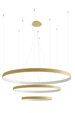 Lampa wisząca RIO 3 55/78/110 złoty LED 3000K (TH.173) - Thoro Lighting