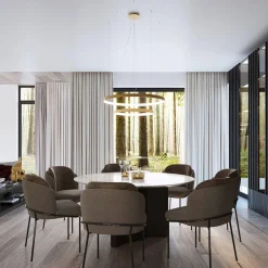 Lampa wisząca RIO 3 55/78/110 złoty LED 3000K (TH.173) - Thoro Lighting