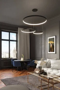 Lampa wisząca RIO 110 czarny LED 3000K (TH.103) - Thoro Lighting