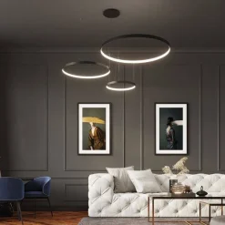 Lampa wisząca RIO 55 czarny LED 4000K (TH.108) - Thoro Lighting