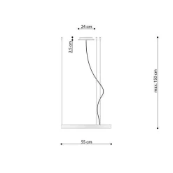 Lampa wisząca RIO 55 czarny LED 4000K (TH.108) - Thoro Lighting