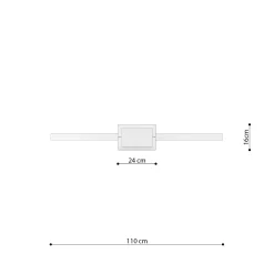 Lampa wisząca RIO 110 ochra czerwona LED 4000K (TH.410) - Thoro Lighting