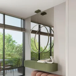 Lampa wisząca RIO 55 zielona oliwka LED 3000K (TH.383) - Thoro Lighting