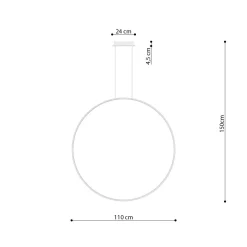 Lampa wisząca RIO 110 złota LED 4000K (TH.171) - Thoro Lighting