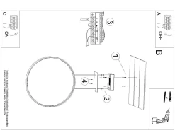 Lampa wisząca RIO 110 złota LED 3000K (TH.179) - Thoro Lighting