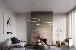 Lampa wisząca RIO 55 złoty LED 4000K (TH.217) - Thoro Lighting