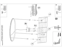 Lampa wisząca RIO 78 złoty LED 4000K (TH.181) - Thoro Lighting
