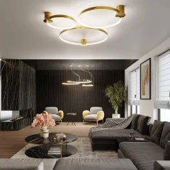 Lampa wisząca RIO 78 złoty połysk LED 3000K (TH.248) - Thoro Lighting