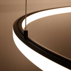 Lampa wisząca RISA 90 czarny LED 3000K (TH.275) - Thoro Lighting