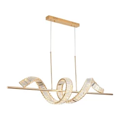 Lampa wisząca RITZ LED złota 150 cm (ST-MD2405161) - Step into Design