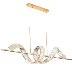 Lampa wisząca RITZ LED złota 150 cm (ST-MD2405161) - Step into Design