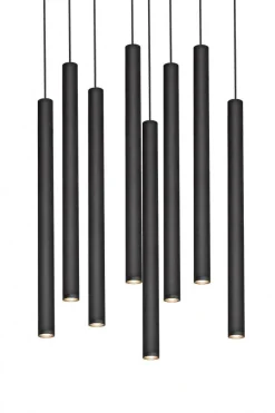 Lampa wisząca ROLL 8 kolor Czarny (11174802) - KASPA