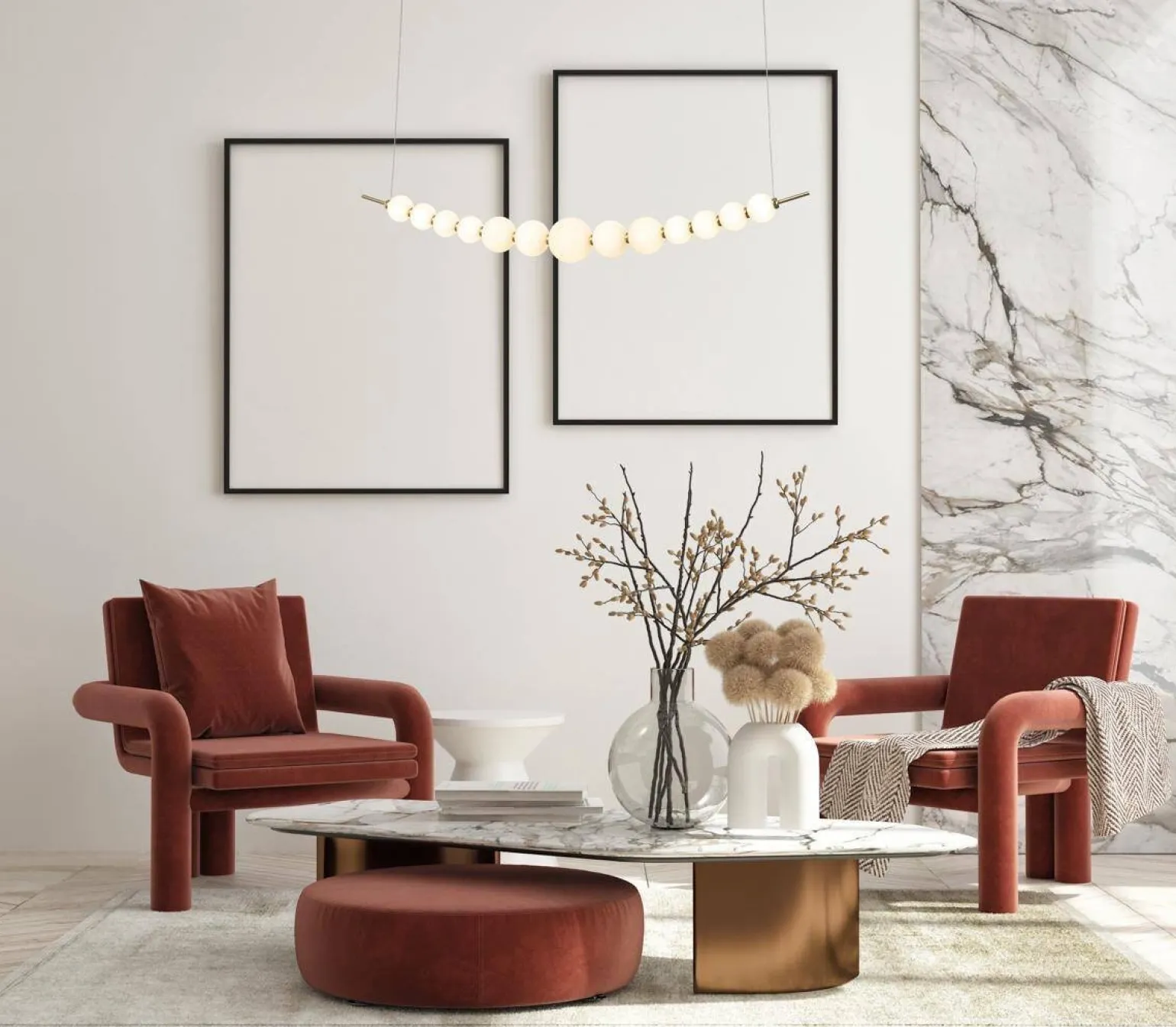 Lampa wisząca Ronza (PND-36472-37W-3K-GD) - Italux