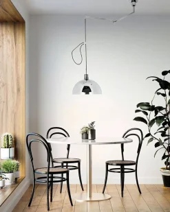 Lampa wisząca ROTA 360 srebrny chrom (JD8998) - King Home