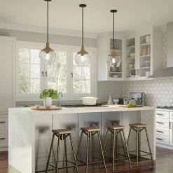 Lampa wisząca Royer - 1 źródło światła - Matowa czerń (QZ-ROYER-1P-MBK) - Elstead Lighting