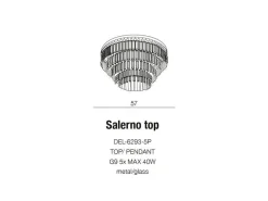 Lampa wisząca SALERNO PENTANT (DEL-6293-5P | AZ 2107) Azzardo - żyrandol