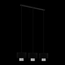 Lampa wisząca SAPUARA czarna (39978) - EGLO