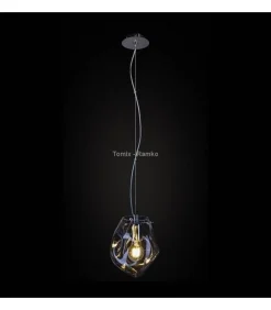 Lampa wisząca SASSO kol. błyszczący opalowy (67651) Ramko - żyrandol