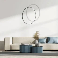 Lampa wisząca Saturno Black 46W LED (ML8856) - Milagro