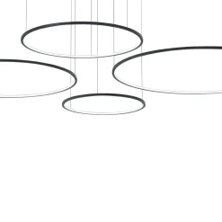 Lampa wisząca Saturno Black 120W LED (ML0848) - Milagro