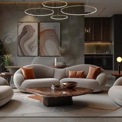 Lampa wisząca Saturno Gold 120W LED (ML0849) - Milagro