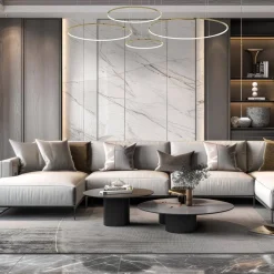 Lampa wisząca Saturno Gold 120W LED (ML0849) - Milagro