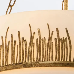 Lampa wisząca Sawgrass - 3 źródła światła - Płatkowe złoto (QN-SAWGRASS-3P-DG-O) - Quintiesse