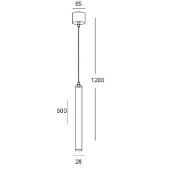 Lampa Wisząca SCOP 012 (501201303) - Elkim Lighting