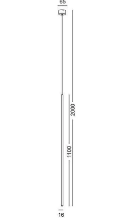 Lampa Wisząca SCOP 012 SLIM (5012S1303) - Elkim Lighting