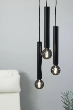 Lampa Wisząca SENCILLO Round 3L Black (108435) - Markslojd