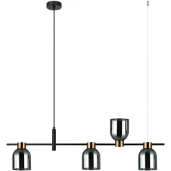 Lampa wisząca Servio (PND-66892-4-BK-SG) - Italux