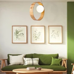 Lampa wisząca Sfera - 1 źródło światła (QN-SFERA-1P-TEAK) - Quintiesse