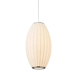 Lampa wisząca SILK BARREL biała 50 cm (ST-2335-20) - Step into Design