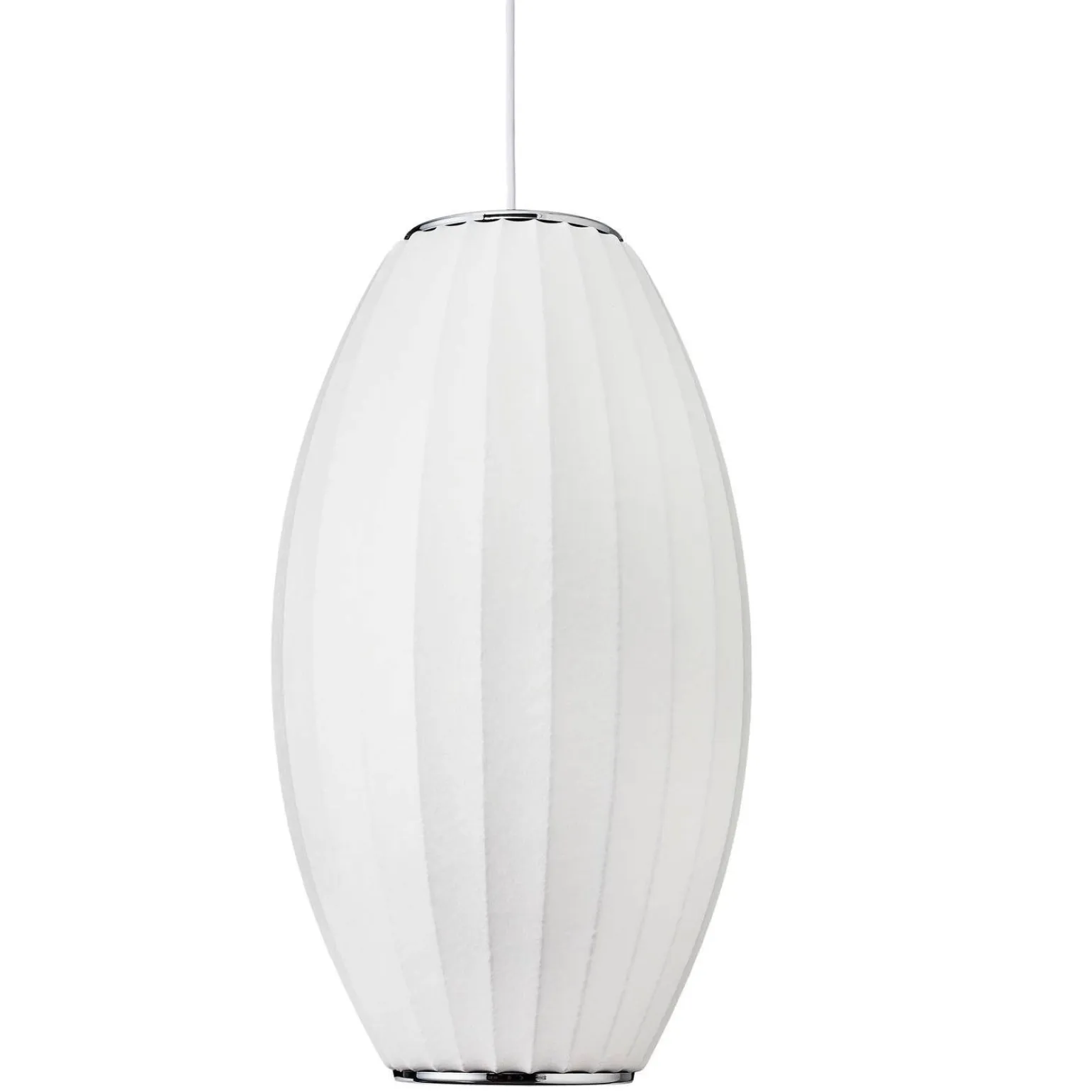 Lampa wisząca SILK BARREL biała 60 cm (ST-2335-30) - Step into Design