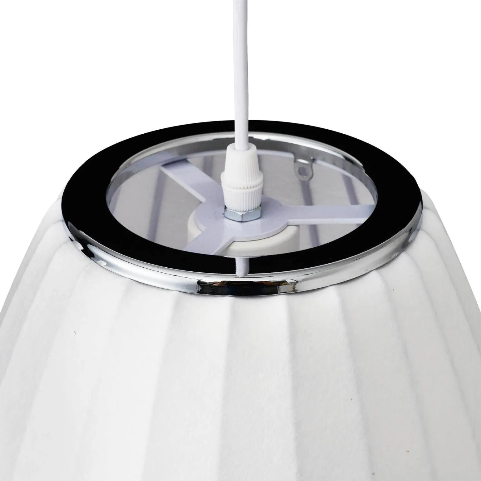 Lampa wisząca SILK BARREL biała 60 cm (ST-2335-30) - Step into Design