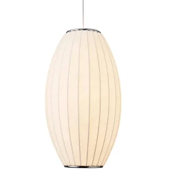 Lampa wisząca SILK BARREL biała 60 cm (ST-2335-30) - Step into Design