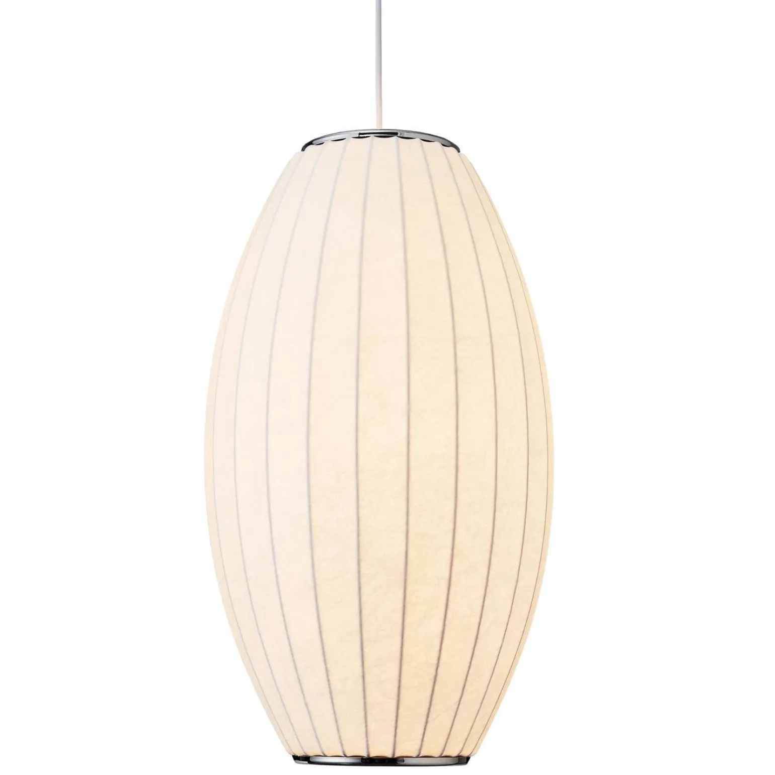 Lampa wisząca SILK BARREL biała 60 cm (ST-2335-30) - Step into Design