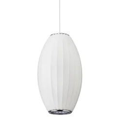 Lampa wisząca SILK BARREL biała 60 cm (ST-2335-30) - Step into Design