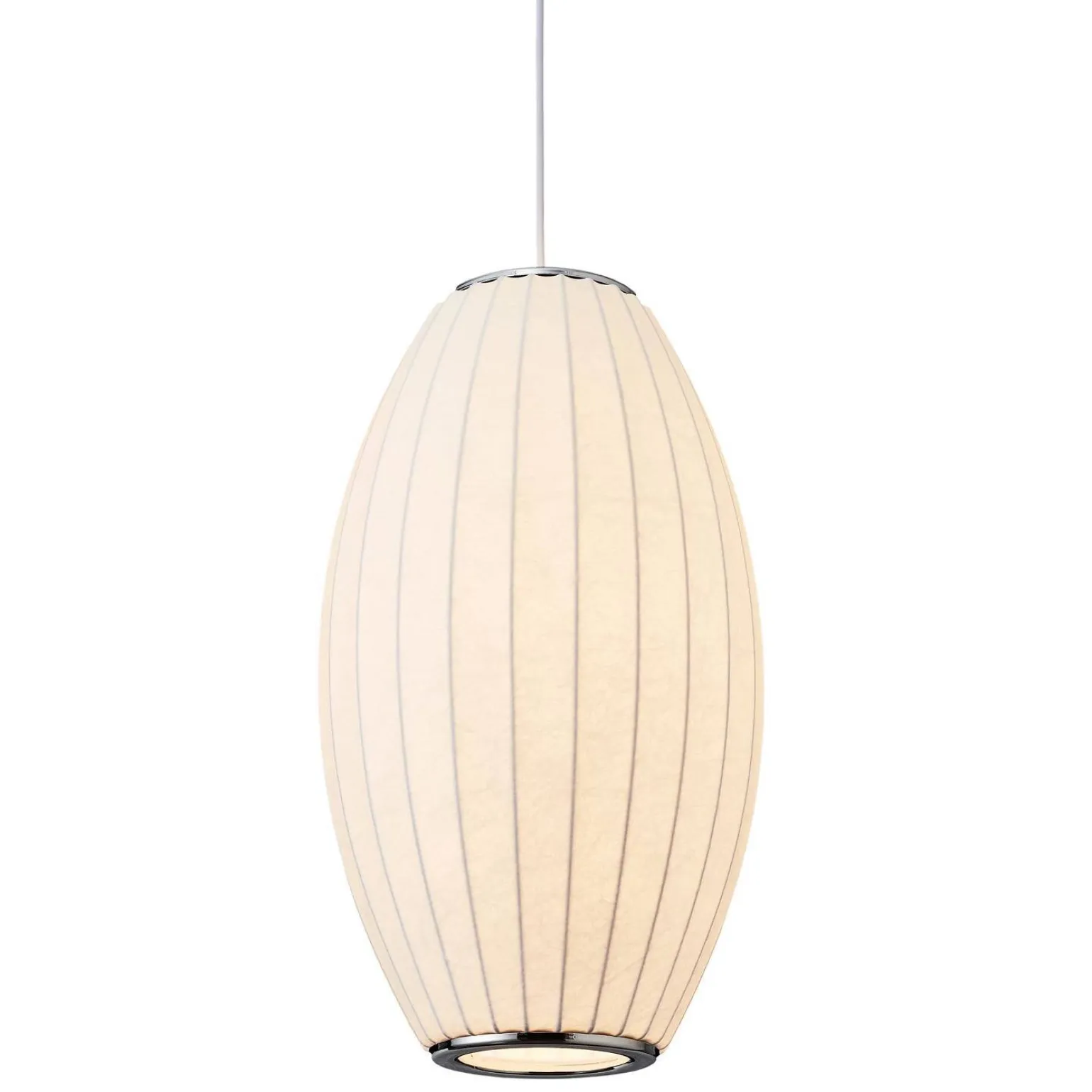 Lampa wisząca SILK BARREL biała 60 cm (ST-2335-30) - Step into Design