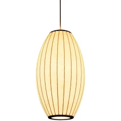 Lampa wisząca SILK BARREL biała 60 cm (ST-2335-30) - Step into Design